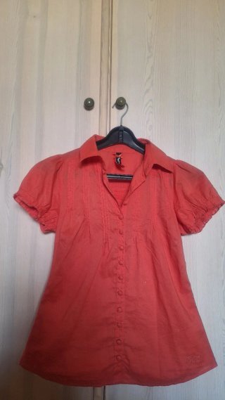 Blusa Pepe Jeans Naranja Manga Corta