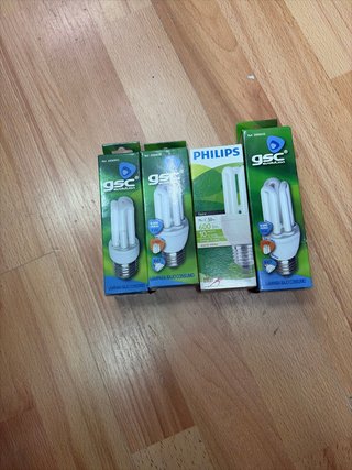34 Bombillas de Bajo Consumo (GSC y Philips)