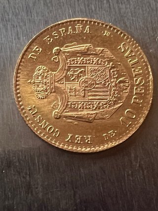 Moneda Oro Alfonso XII 1878