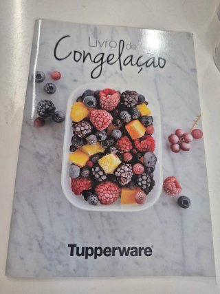 Conjunto de 5 Livros de Receitas Tupperware