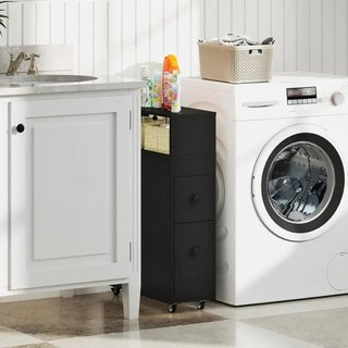 Armario baño Costway BA8160DK con ruedas