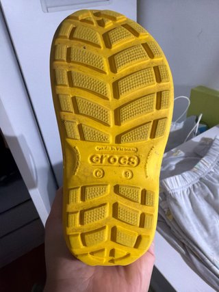 Botas de agua Crocs amarillas
