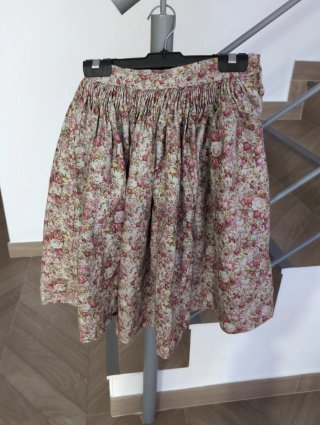 Falda huertana floral talla única