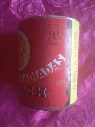 Antiguo Bote Harinas Irradiadas Artiach