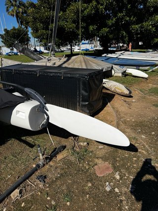 Hobie Cat Max 16+ carro de varada listo navegar