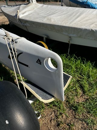 Hobie Cat Max 16+ carro de varada listo navegar