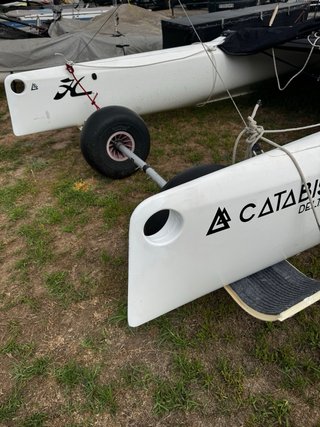 Hobie Cat Max 16+ carro de varada listo navegar