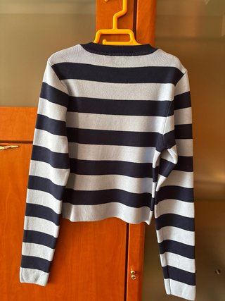 Jersey Zara rayas azul talla S
