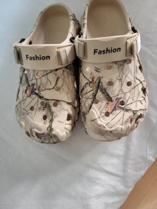 Zuecos Fashion Estampado Camuflaje