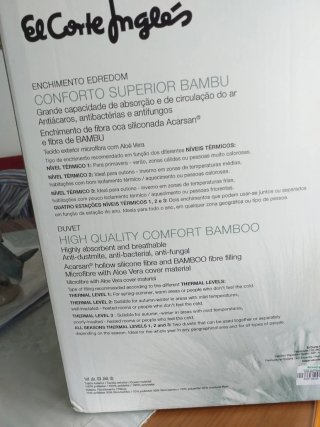 Edredón Confort Superior Bambú