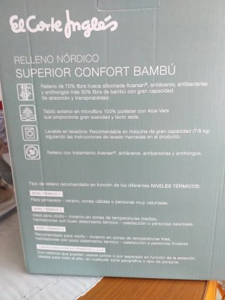 Edredón Confort Superior Bambú