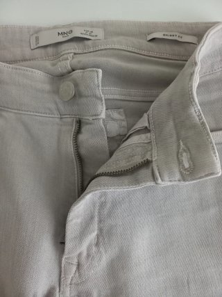 Pantalón Hombre Mango Man Skinny Fit Gris T. 38