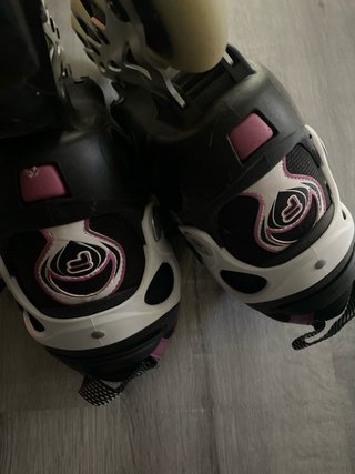 Patines Fila Talla 36. Protecciones Oxelo Talla M