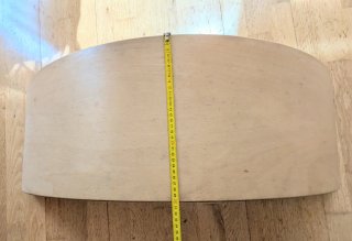 Tavola di equilibrio Wobbel in legno
