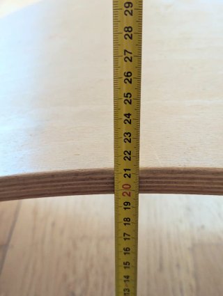 Tavola di equilibrio Wobbel in legno