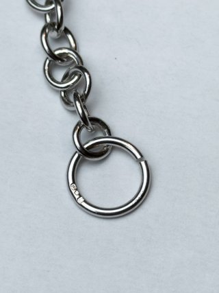 Pulseira de Prata com Medalha