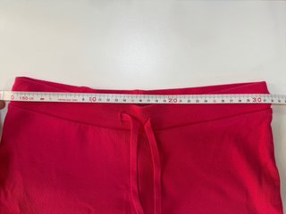 Zara Pantalón rosa de canalé – Talla S