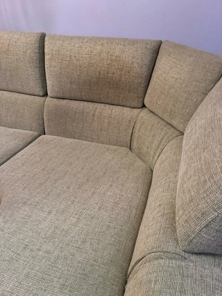 Sofá Chaise Longue con Cabeceros Reclinables