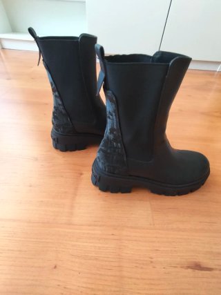 Botines Chelsea Desigual Negros Talla 38