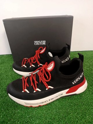 Zapatillas Versace Jeans Couture Negras y Rojas