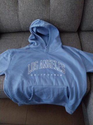 Sudadera Azul Los Angeles Talla L