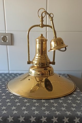 Lámpara Náutica Latón 39cm
