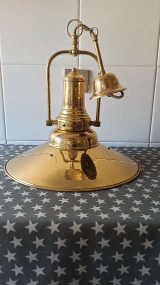 Lámpara Náutica Latón 39cm