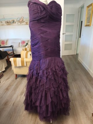 Vestido de Fiesta Vértice Gala Morado