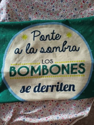 Bikini, Toalla, botella y funda