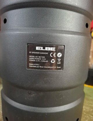 Altavoz Karaoke Elbe Bluetooth