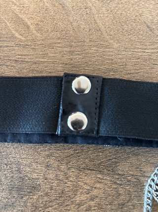 Set de Bolso y Cinturón con Abalorios