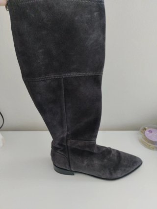 Botas altas Pura López grises