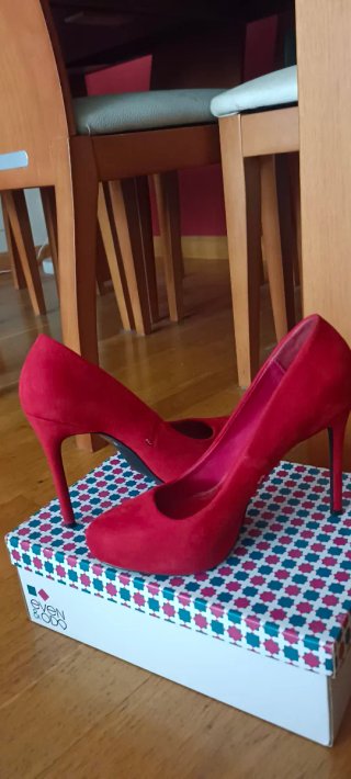 Zapatos de Tacón Rojos Even&Odd