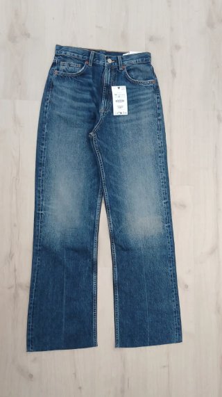 Estrena Pantalón Vaquero Zara Wide Leg Mujer