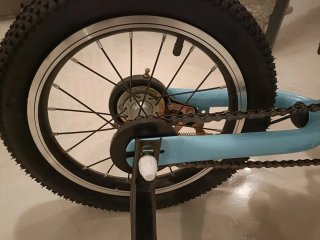 Bicicleta YBIKE -2 en 1- color azul, 12 pulgadas