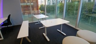 Set di 7 tavoli da ufficio IKEA Bekant