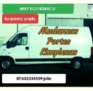 Mudanzas , portes y limpiezas