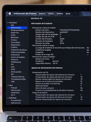 MacBook Air M5 13 16 gb Azul Cielo Español 8 Ciclo