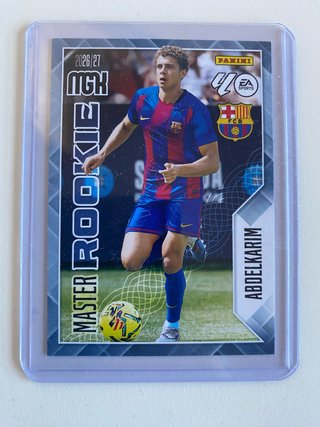 Cromo Panini Master Rookie Abdelkarim 2026/27