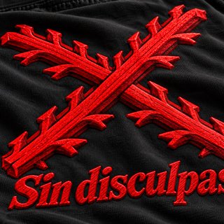 Camiseta BRAVURA Sin Disculpas negra nueva