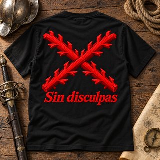 Camiseta BRAVURA Sin Disculpas negra nueva