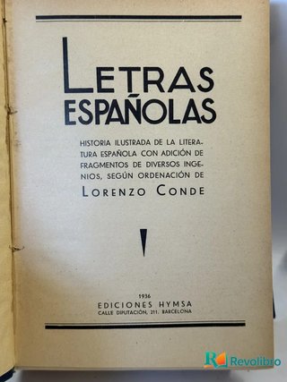Letras españolas - Lorenzo Conde
