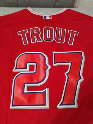 Camiseta MLB Los Angeles Angels Trout talla L