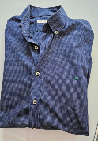 Camisa Purificación García Azul Cuadros