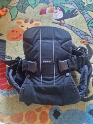 Mochila Portabebés BabyBjörn Negra