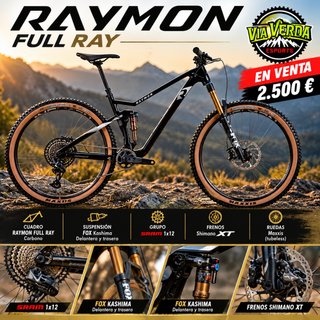 Bicicleta Enduro Raymon Full Ray Carbono