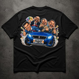 Camiseta BRAVURA La Banda del Peugeot negra nueva