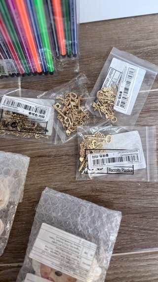 Lote Abalorios Manualidades pulseras elásticas