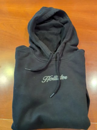 Sudadera Hollister Negra Talla XS