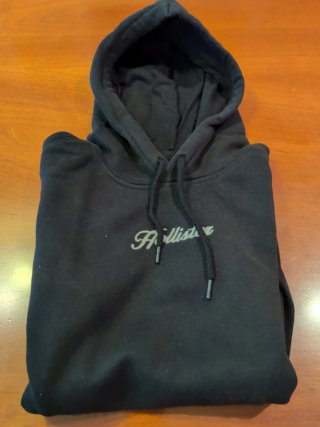Sudadera Hollister Negra Talla XS